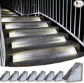 VOLISUN Solar Stair Lights 8 Pack, Solar Step Lights Waterproof IP67, Outdoor Step Light with 13 LEDs, Outdoor Lighting Decor for Yard Stair, Patio, Front Step, Front Porch and Deck(Cool White)