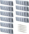 Beuta Landscape Edging | Garden Edging Border | Faux Stone Block XL for Lawn Edging, Flower Beds & Yard Edging – 10 Pack | Each Section Has 6 Blocks 48" L x 4" W x 9.5" H | 30 Spikes | Greystone