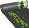 2.6ftx100ft Weed Barrier Landscape 3.2oz Fabric Heavy Duty, Woven Weed Control Cloth, Woven Geotextile Fabric for Underlayment, Gardening Ground, Commercial Driveway Weed Block Cover Mat