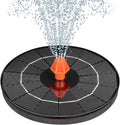 3.5W Solar Fountain, Upgrade Solar Bird Bath Fountains, Water Fountain Outdoor with 4 Fixed Rods & 8 Orange Nozzles, Solar Fountain Pump for Pond, Patio,Outdoor, Garden, Pool