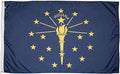 FlagSource Indiana Nylon State Flag, Made in the USA, 3x5'