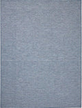 Nourison Positano Indoor-Outdoor Navy Blue 8' x 10' Area Rug, Easy Cleaning, Non Shedding, Bed Room, Living Room, Dining Room, Backyard, Deck, Patio (8x10)