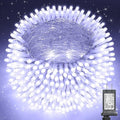 338Ft Christmas Lights Outdoor, 1000 LED Christmas String Lights with 8 Modes, Timer, Waterproof Fairy Twinkle Lights for Christmas Party, Garden, Wedding, Holiday, Xmas Tree Decorations (Cool White)