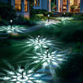 GIGALUMI Solar Outdoor Lights,Solar Lights Outdoor Waterproof 12 Pack,Cool White Solar Pathway Lights for Outside,Outdoor Lights Solar Powered Garden Decoration for Pathway,Patio,Lawn,Yard