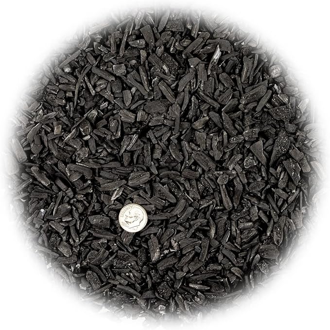 Horticultural Charcoal for Indoor Plants [2-Quart Bag] Black Diamond Soil Amendment for Orchids, Terrariums, and Gardening
