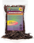 Brown Mulch - Create a Polished and Professional Outdoor Space - 3 QUARTS