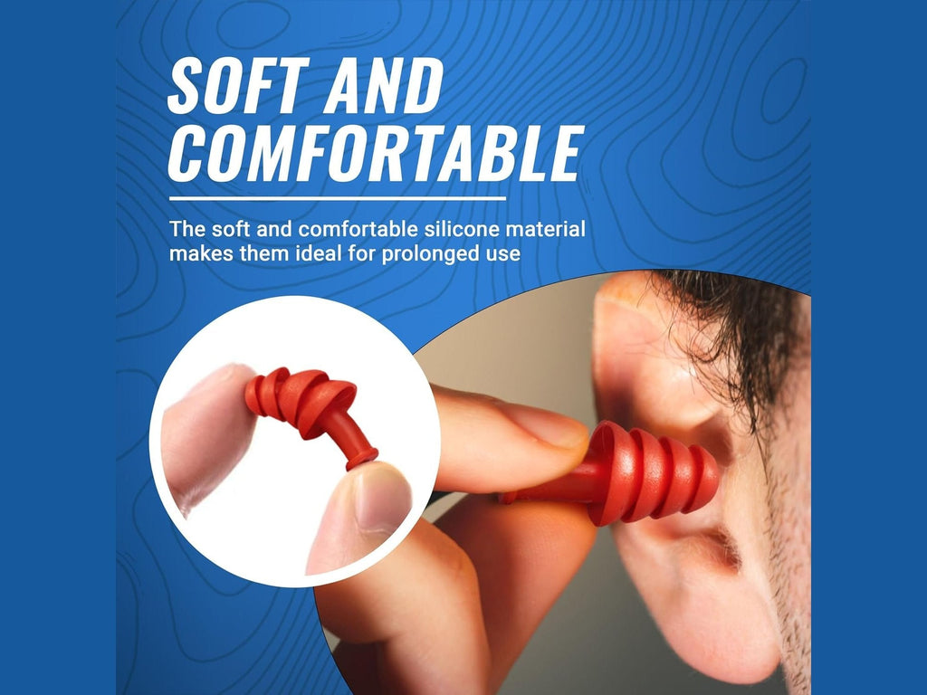 Tactical Ready Earplugs: Washable Corded (100 Pairs)