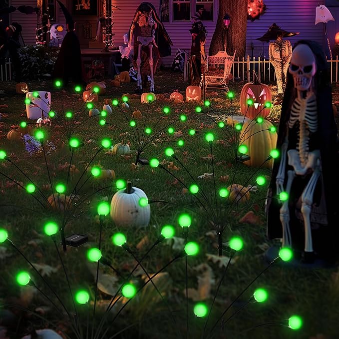 Solar Garden Lights for Outdoor, Green