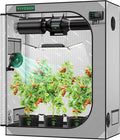VIVOSUN G425 48"x24"x60" Grow Tent, 4x2 FT Advanced Gray Grow Tent with 19mm Poles, Observation Window and Floor Tray for Hydroponic Plants for VS2000