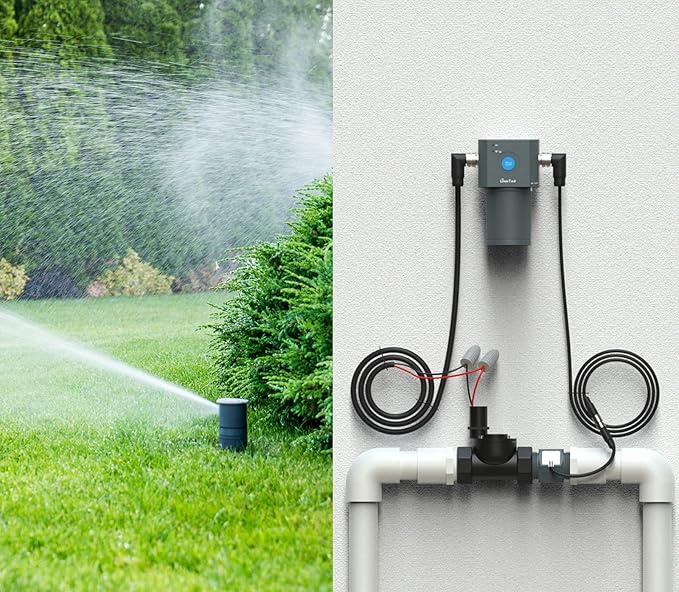 LinkTap ValveLinker & Gateway, Battery Powered Smart Sprinkler/Irrigation Controller, Automatic Rain Skip, Better Range Than WiFi, Compatible with LinkTap Wireless Water Timer, Alexa, IP66 (1-Zone)