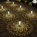 6 Pack Solar Lights Outdoor Garden Decorative Solar Garden Lights with Warm Light Waterproof Solar Pathway Landscape Light for Path Patio Backyard Walkway Yard Decor (White, 6Pcs)