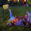 VOOKRY Solar Watering Can Lights, Large Hanging Solar Lights Outdoor Decorative Garden Decor Waterproof for Outside Patio Yard Porch Lawn Landscape Birthday Gifts for Women Mom Grandma(Blue)