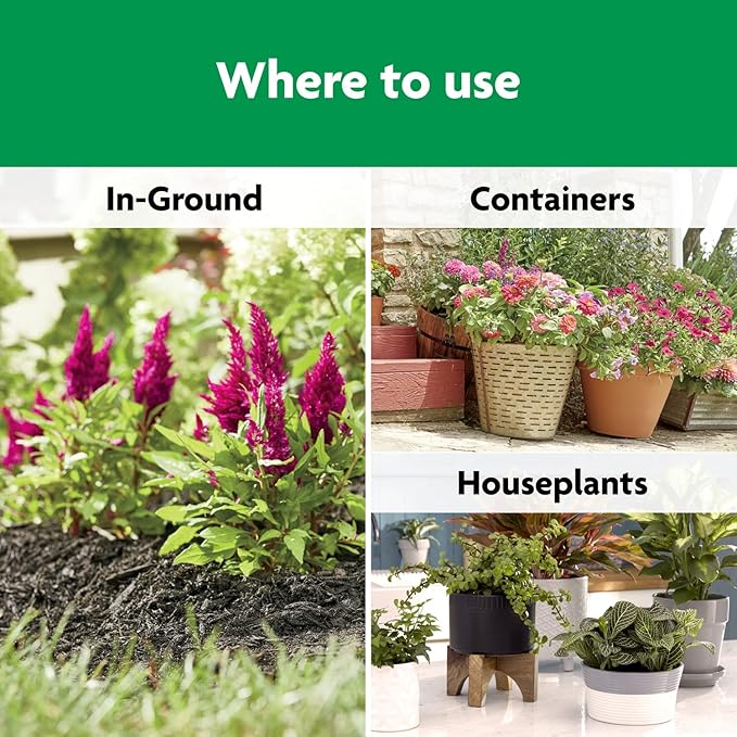 Miracle-Gro Shake 'N Feed All Purpose Plant Food, For In-Ground and Container Plants, Feeds for up to 3 Months, 8 lbs.