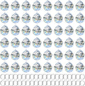 MerryNine 20mm Clear Crystal Ball Prism Sun Shine Catcher Rainbow Pendants Maker, Hanging Crystals Prisms for Windows, for Feng Shui, for Gift (20mm/0.79" 48pack, 48)