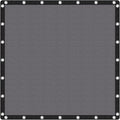 VICLLAX Shade Fabric Sun Shade Cloth Privacy Screen with Grommets for Patio Garden Pergola Cover Canopy 12x12 FT, Grey