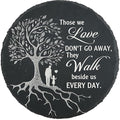Memorial Stone Man and Child, Dad Memorial Gifts for Daughter, Memorial Gifts for Loss of Father, in Memory of Dad Garden Slate Stone, Sympathy Gift for Loss of Dad Memorial Plaque TNA3