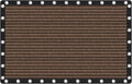 VICLLAX Shade Fabric Sun Shade Cloth Privacy Screen with Grommets for Patio Garden Pergola Cover Canopy 10x16 FT, Mocha
