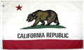 FlagSource California Nylon State Flag, Made in the USA, 5x8'