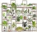 Bamworld Plant Stand Indoor 30 Pots Large Plant Shelf Wide Tall Outdoor Plant Holder Wood for Multiple Plants Plant Rack for Living Room Garden Balcony Flower
