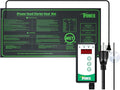 iPower 10" x 20.75" Waterproof Durable Seedling Heat Mat with Controller Warm Hydroponic Plant for Indoor Gardening Germination Starting
