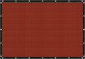 VICLLAX Shade Fabric Sun Shade Cloth with Every 2 FT Grommets for Patio Garden Pergola Cover Canopy 20x23 FT, Rust Red