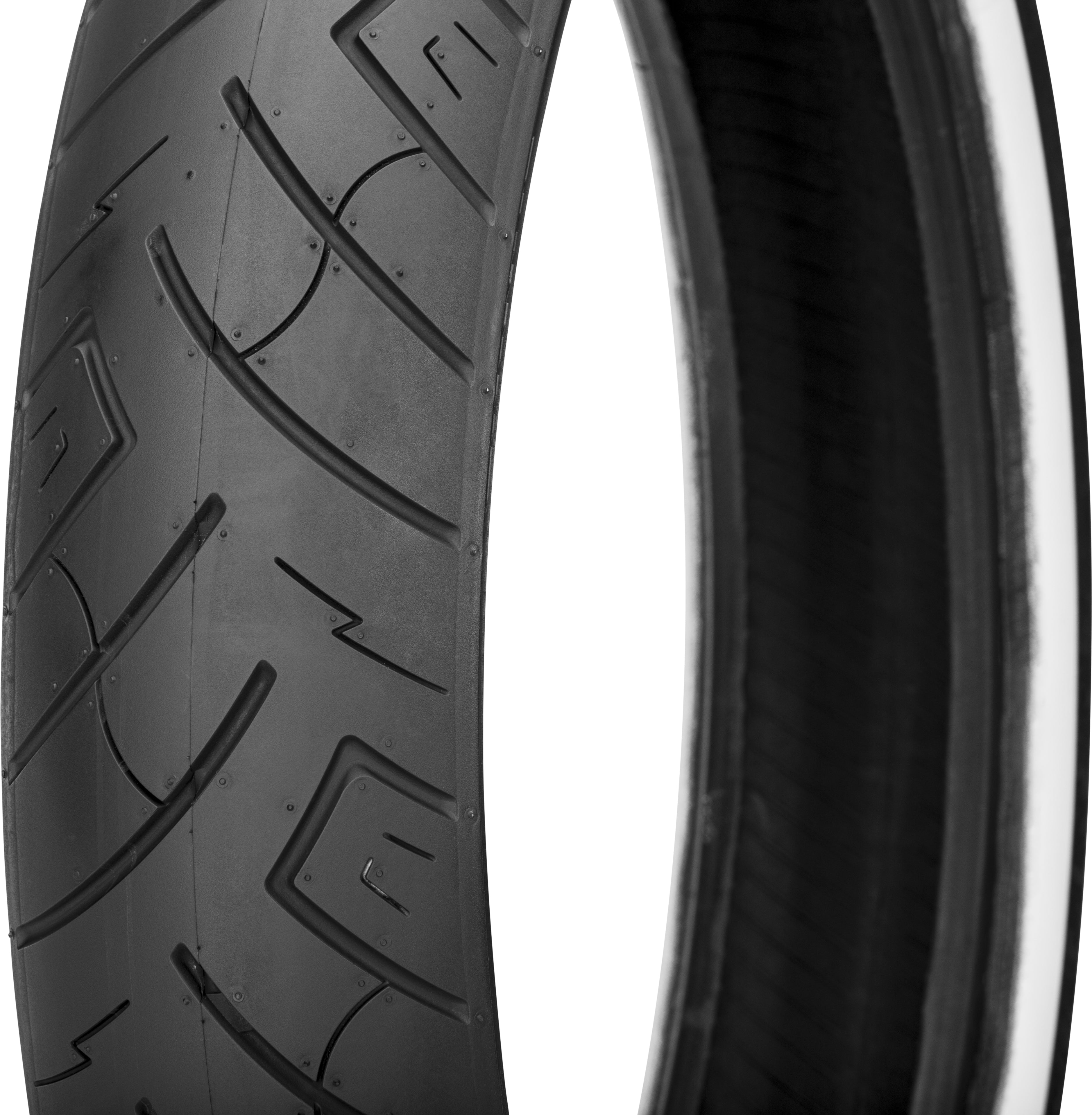 SHINKO, Shinko Tire 777 Cruiser HD Front 120/70-21 V-Belt Bias with White Sidewalls