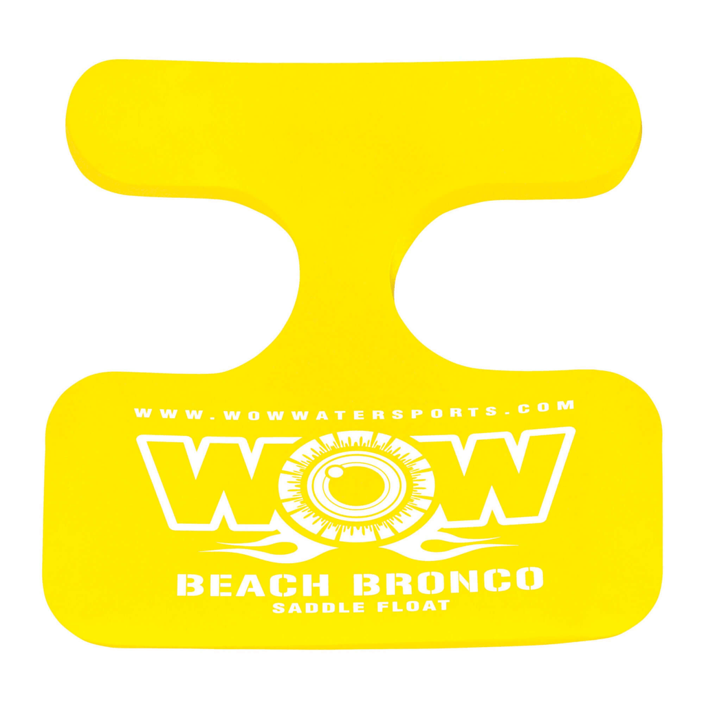 WOW Watersports Beach Bronco for 1 Person 220Ibs or 99kg Maximum Capacity - Yellow