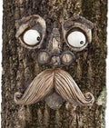 Bits and Pieces - 'Old Man' Tree Hugger - Yard Decorations - Whimsical Tree Sculpture - Garden Decoration - Garden Peeker Yard Art