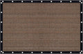 VICLLAX Shade Fabric Sun Shade Cloth Privacy Screen with Grommets for Patio Garden Pergola Cover Canopy 8x12 FT, Mocha