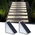 LED Solar Step Lights, Outdoor Solar Decor IP67 for Yard, Patio, Garden, Walkways, Driveway, Porch 2PK