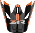 Z1R, Z1R Rise Visor Kit - Orange (Part Number 0132-1084) for Z1R Rise Helmets