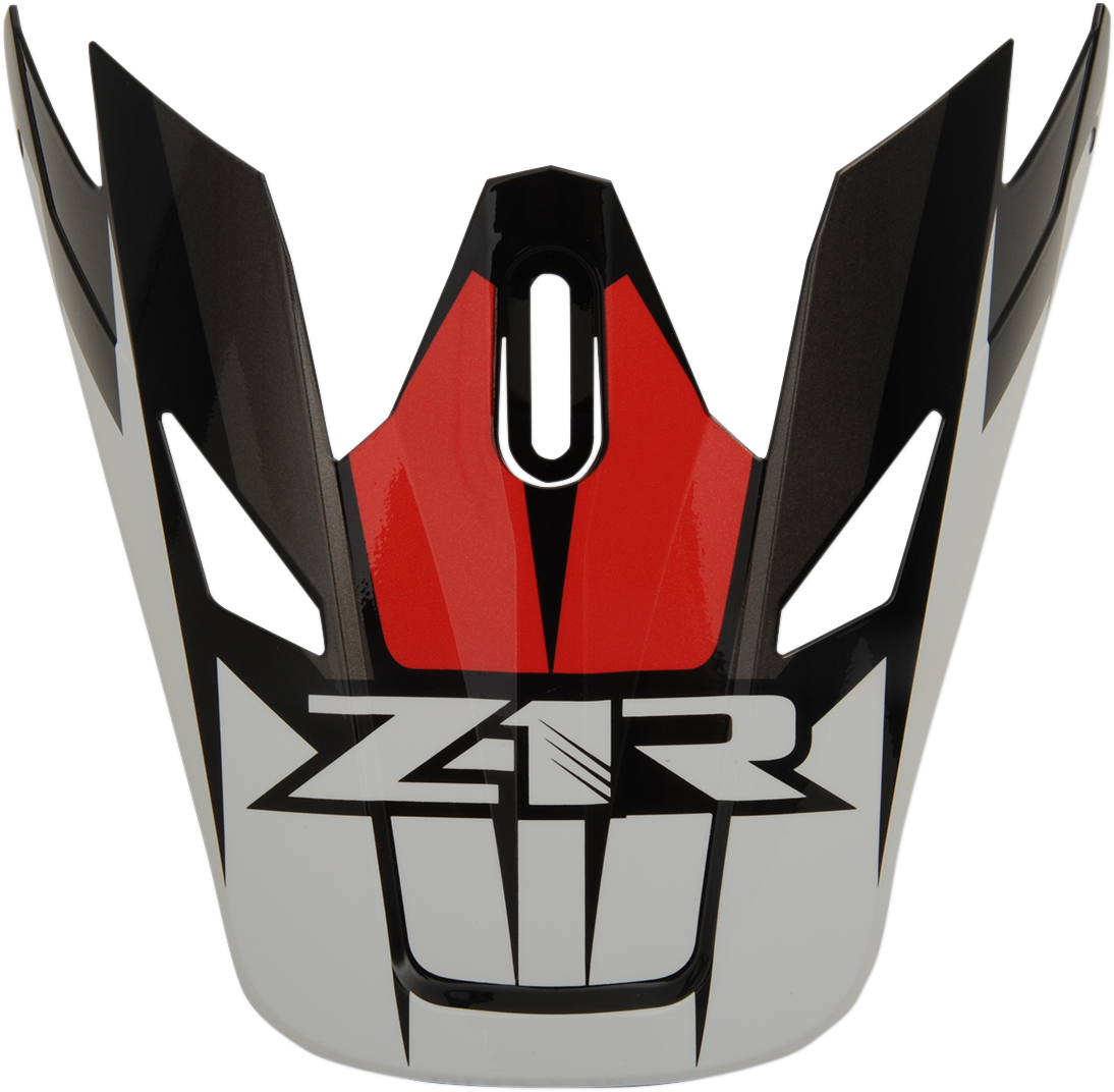 Z1R, Z1R Rise Visor Kit - Ascend Red (Part Number 0132-1247) for Z1R Rise Helmets