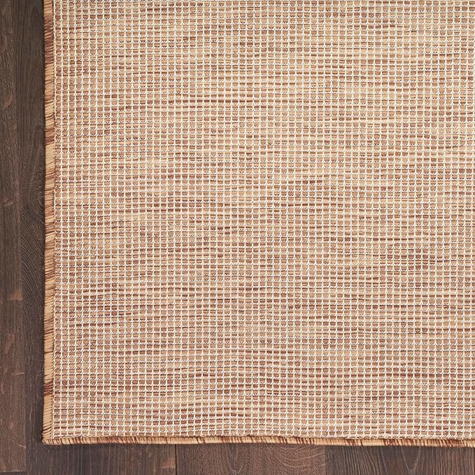 Nourison Home Positano Indoor/Outdoor Jute 9' x 12' Area Rug, Easy Cleaning, Non Shedding, Bed Room, Living Room, Dining Room, Backyard, Deck, Patio (9x12)