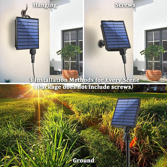 2-Pack 200FT Halloween Solar String Lights for Outside, 600 LED Extra-Bright Solar Light Outdoor with 19 Modes & Timer, Waterproof Fairy Solar Lights for Garden Patio Tree Decorations Orange & Purple