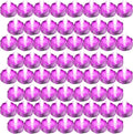 Bright LED Floral Tea Light Vase Submersible Lights for Party Wedding (Pink, 60 Pack)