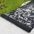 LIUJIAYI 2.4oz-3FTx300FT Weed Barrier Landscape Fabric - Durable Weed Block Gardening Ground Cover Mat, Woven Geotextile Fabric for Underlayment, Commercial Driveway Stabilization, Weed Control Cloth