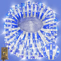 Heceltt 1600 LED 630 FT String Lights Outdoor, 8 Modes Christmas Lights, IP44 Waterproof Led String Lights with Timer and Memory for Christmas Home Party Tree Decorations (Blue and White)