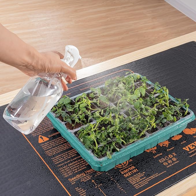 VEVOR 1 Pack Seedling Heat Mat 48"x 20.75", MET-Certified Warm Hydroponic Plant Heating Pad for Seed Starting, Waterproof Heating Mats for Germination, Indoor Gardening, Greenhouse
