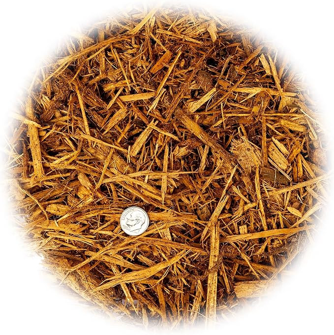 Premium Yellow Mulch by Gardenera - Beautify Your Garden with Long-Lasting Results - 5 QUARTS