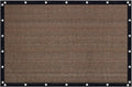VICLLAX Shade Fabric Sun Shade Cloth Privacy Screen with Grommets for Patio Garden Pergola Cover Canopy 8x10 FT, Mocha