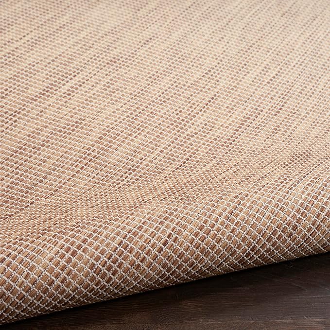 Nourison Home Positano Indoor/Outdoor Jute 9' x 12' Area Rug, Easy Cleaning, Non Shedding, Bed Room, Living Room, Dining Room, Backyard, Deck, Patio (9x12)