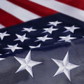 Homissor American Flag 6x10 Ft Large US Flags Embroidered Stars 6x10 Foot Flags USA Heavy Duty Outdoor Made of Nylon Sewn Stripes with 3 Brass Grommets