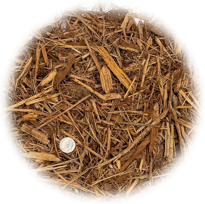 Organic Eucalyptus Mulch - Create an Eco-Friendly Garden with Natural Weed Control - 20 QUARTS