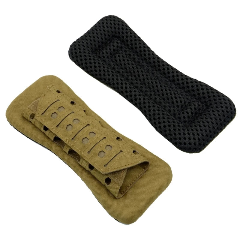 Laser Cutting Tactical Vest Shoulder Strap Pads Outdoor Backpack Breathable Mesh Cushion Shoulder Pad For Hunting Vest