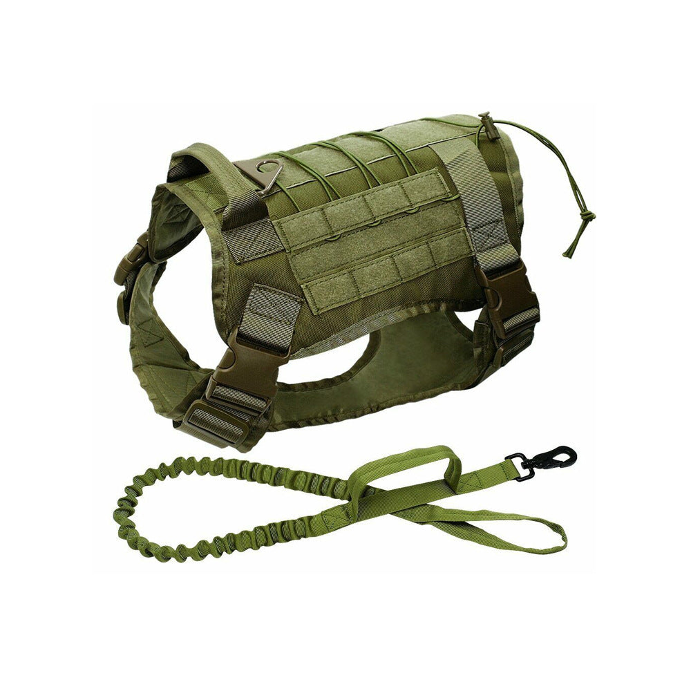 Tactical Dog Vest for Large Breeds - Adjustable and Durable Fur Missile Harness