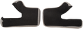 Z1R, Z1R Youth Rise Cheek Pads for Ascend Helmet - Medium, Black (Part Number: 0134-2381)