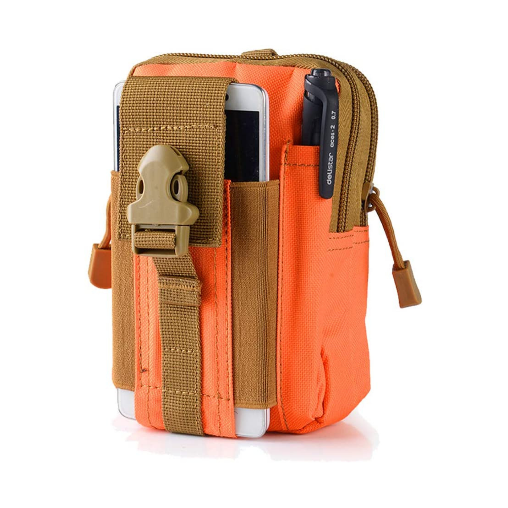 JupiterGear Tactical MOLLE Military Pouch Waist Bag for Hiking, Running and Outdoor Activities