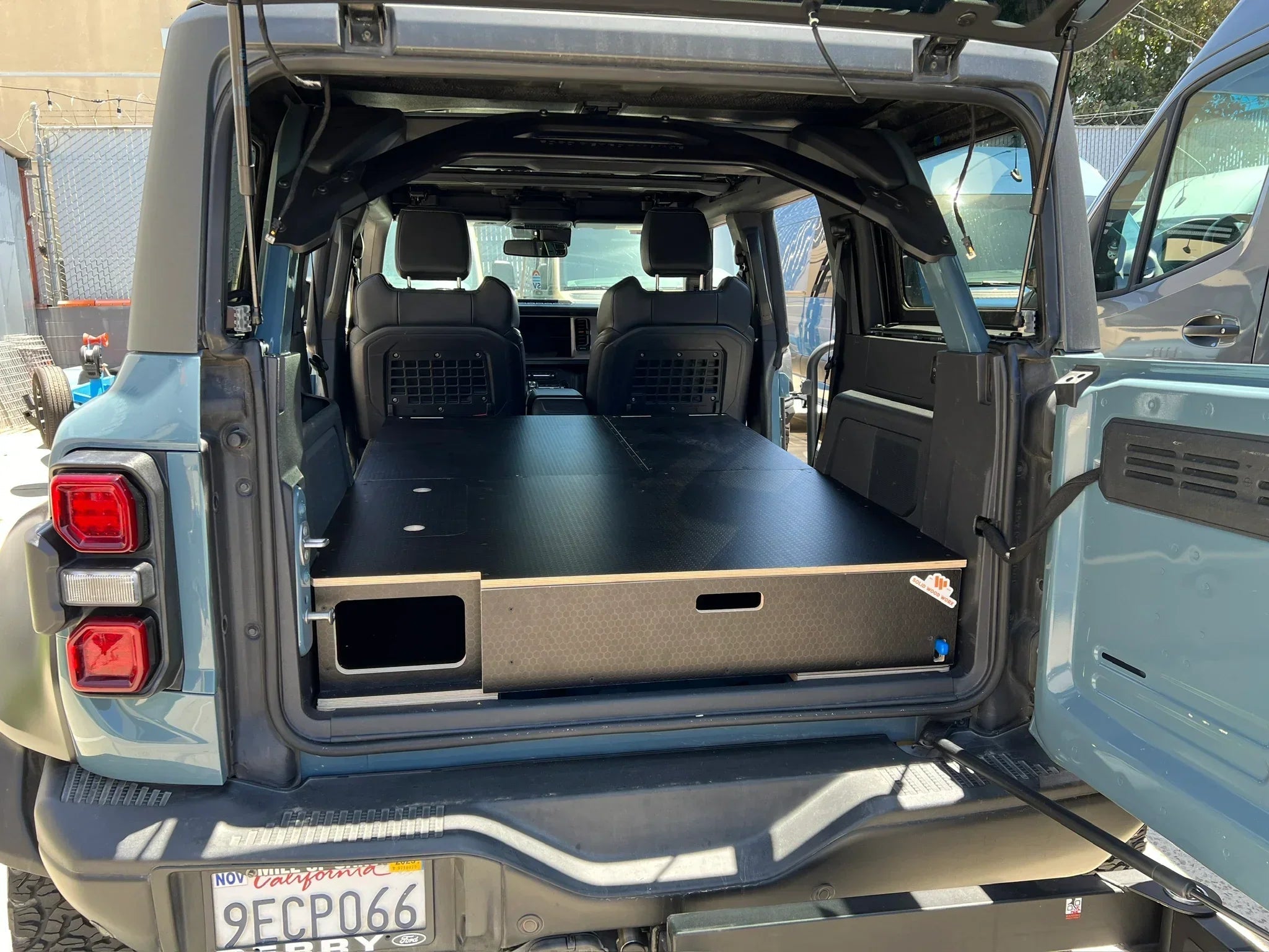 Bronco 4-Door Single Drawer Storage PreCut Kit - 2 options