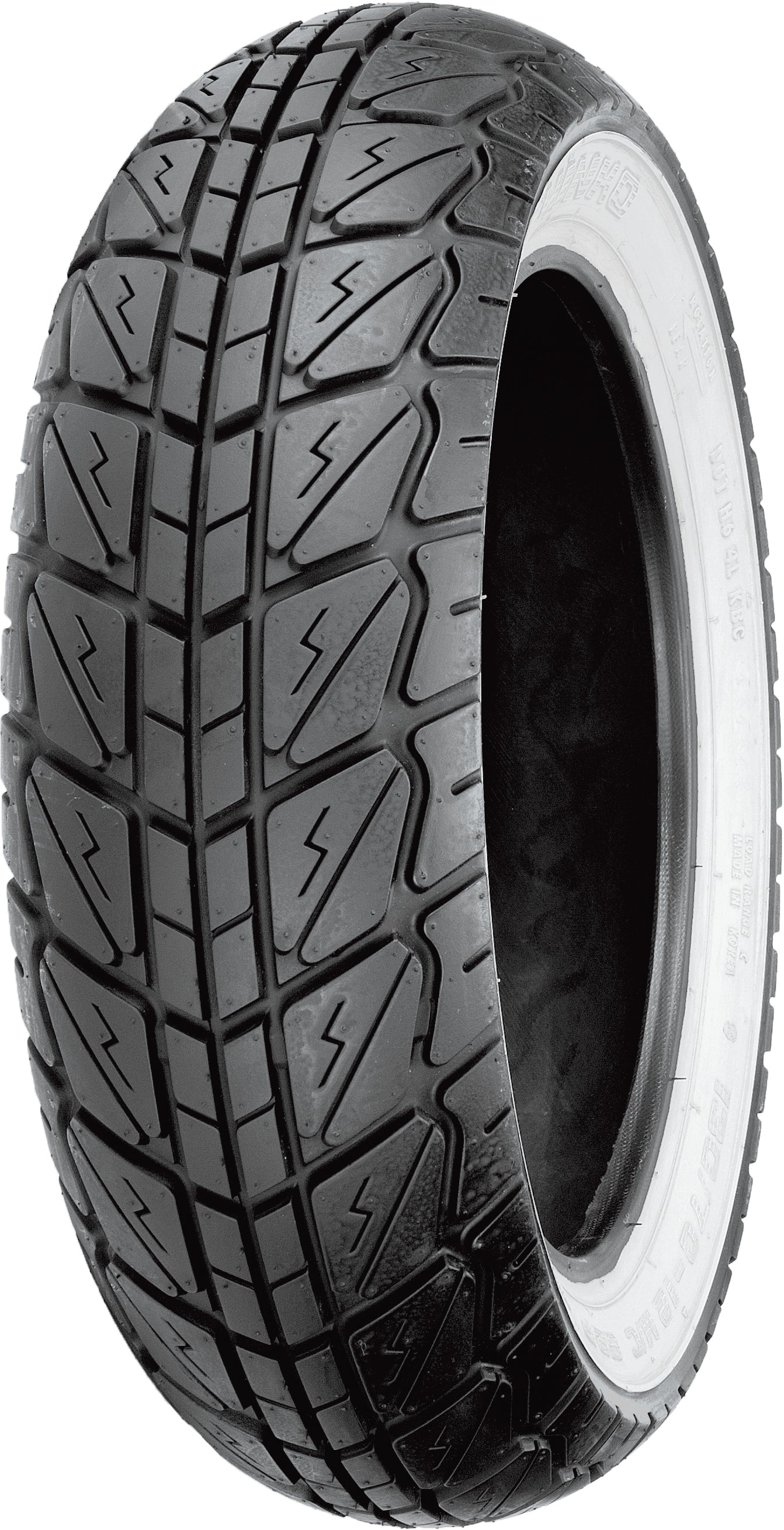 SHINKO, Shinko SR723 Series 12 Inch Scooter Tire - 110/70-12 47P Bias Tubeless, White Wall Available