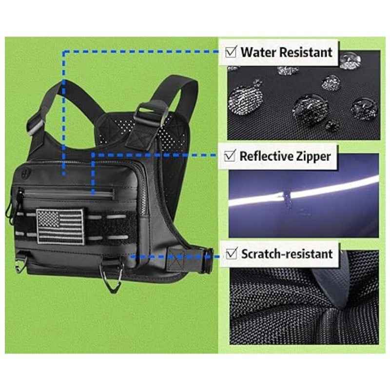 Men's Tactical Chest Bag – Versatile and Durable Outdoor Sports Gear for Adventurers